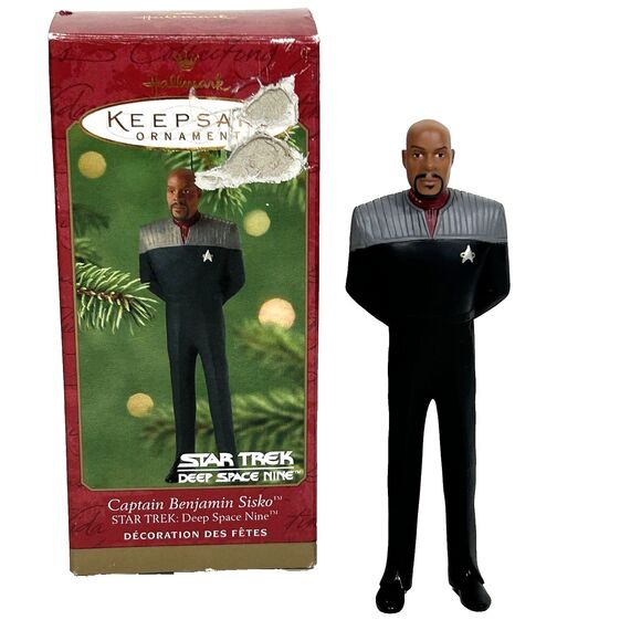 New Hallmark Keepsake Ornament Star Trek Deep Space Nine Captain Benjammin Sisko - Picture 1 of 8